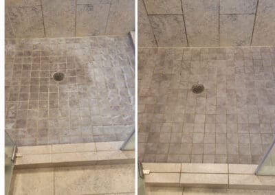 Before and After Shower