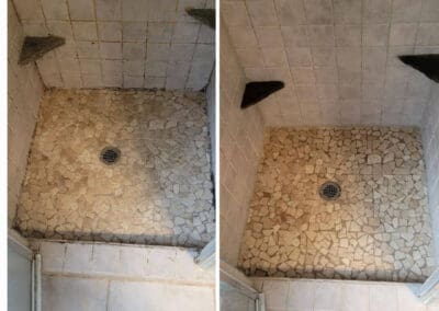 Before and After Shower