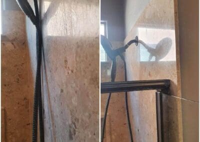 Before and After Shower